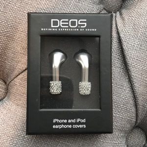 Swarovski iphone earplug covers